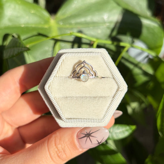 Bague pierre de lune