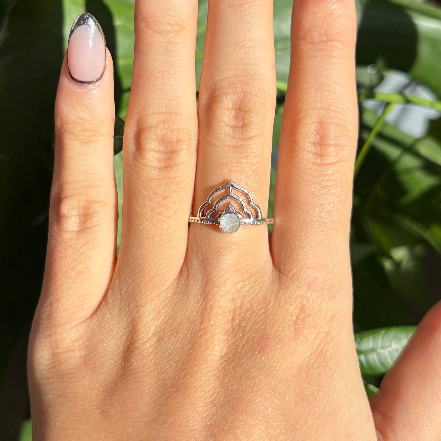 Bague pierre de lune