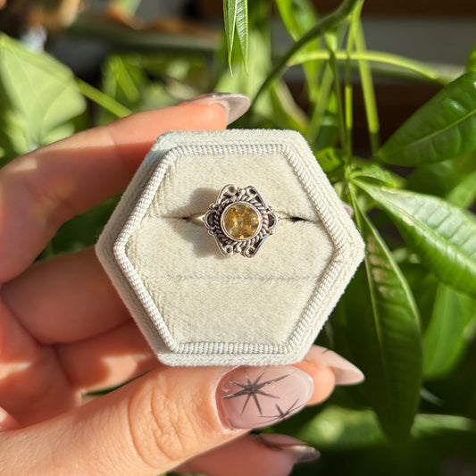 Bague citrine