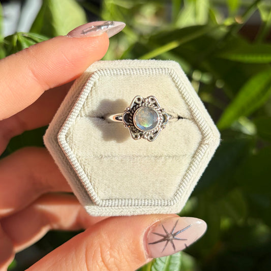 Bague labradorite