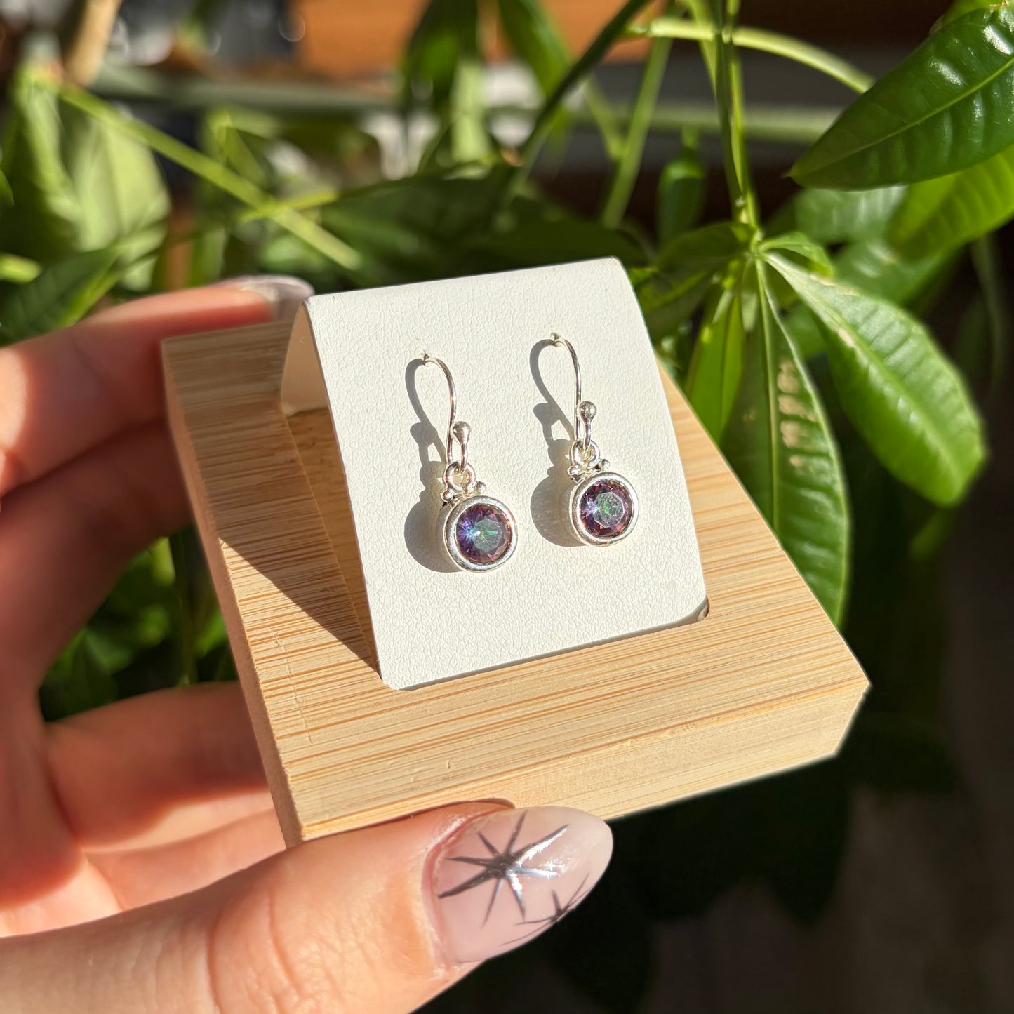 Boucles d'oreilles topaze