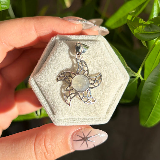 Pendentif pierre de lune