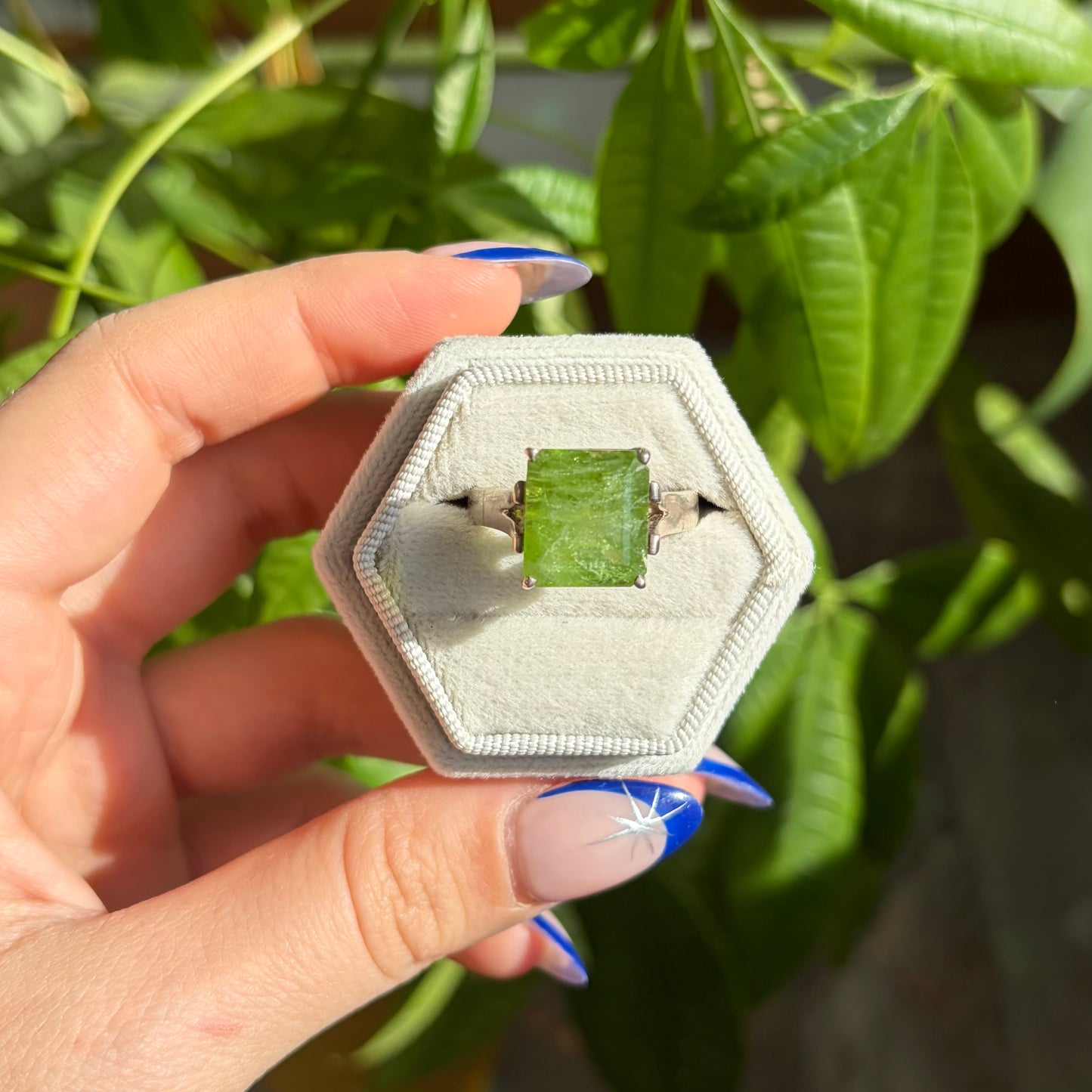 Bague péridot