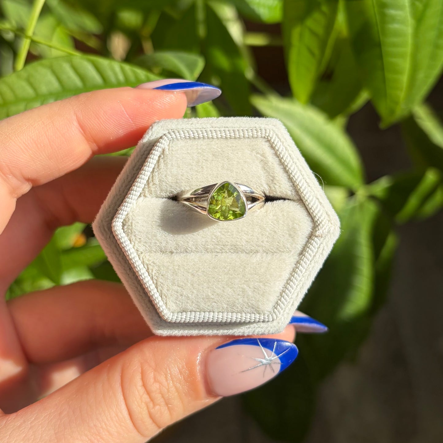 Bague péridot