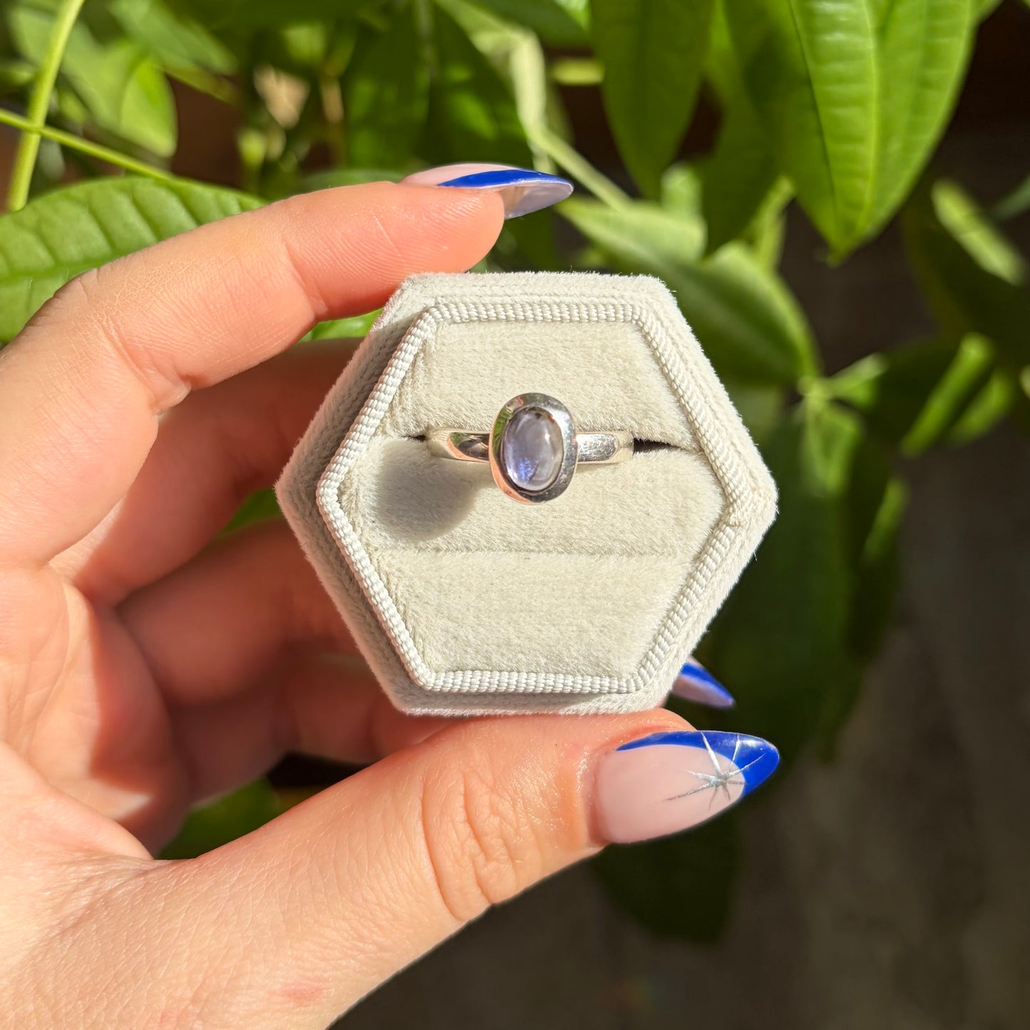 Bague iolite