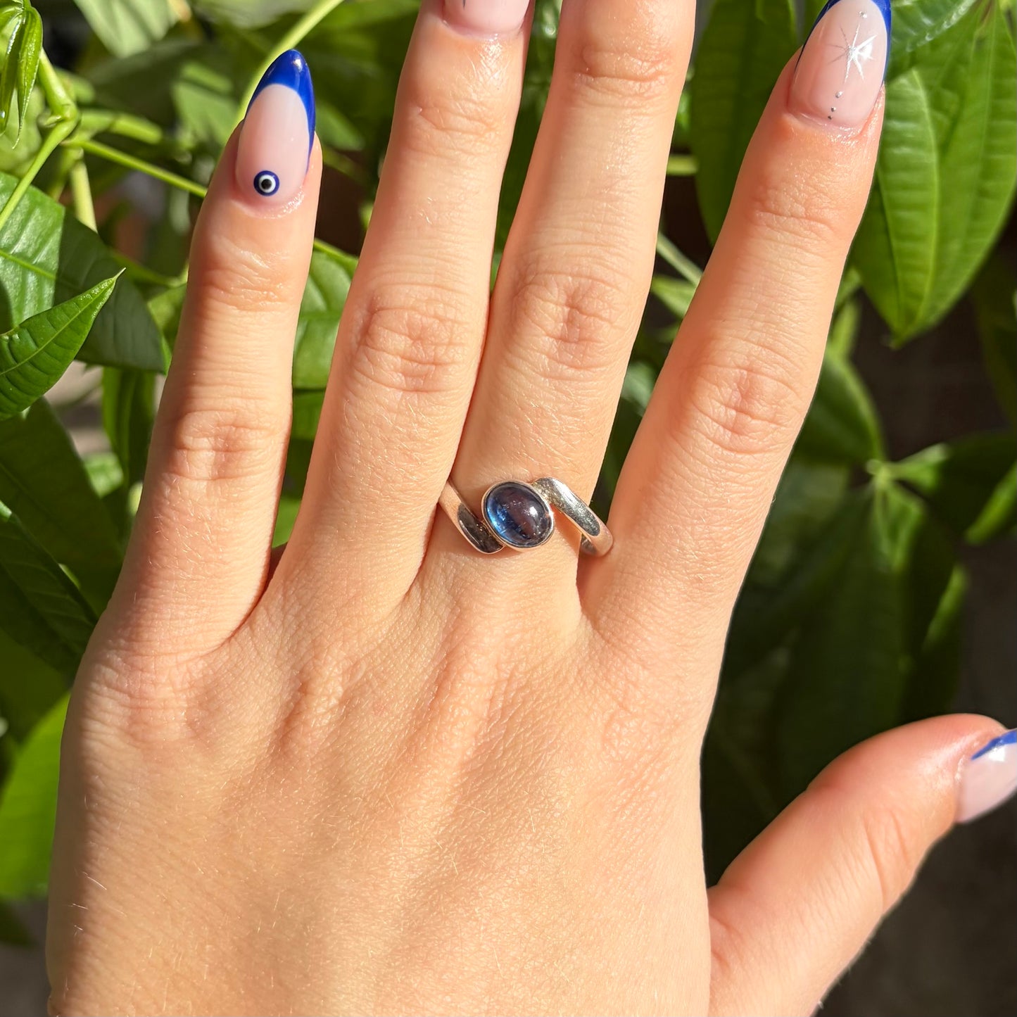 Bague cyanite
