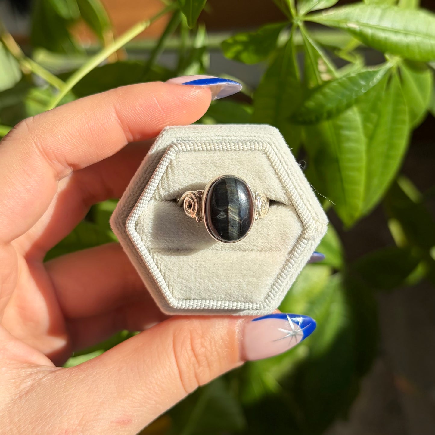 Bague oeil de tigre