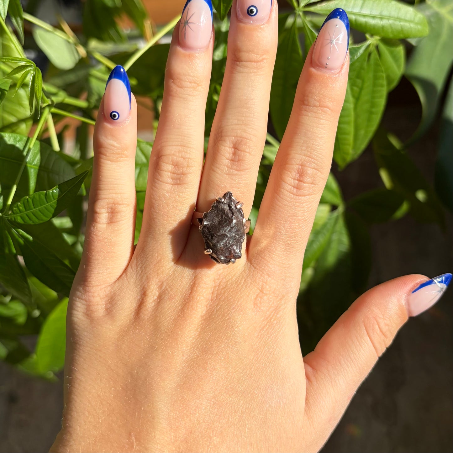Bague météorite
